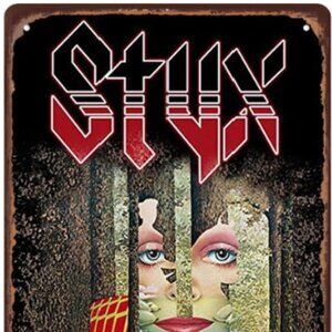Styx The Grand Illusion Tinplate/Metal Sign